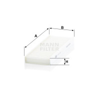 Фильтр салона MANN-FILTER CU 24 012-2